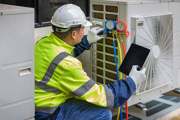 Professional Hvac technician working in Locust, NC